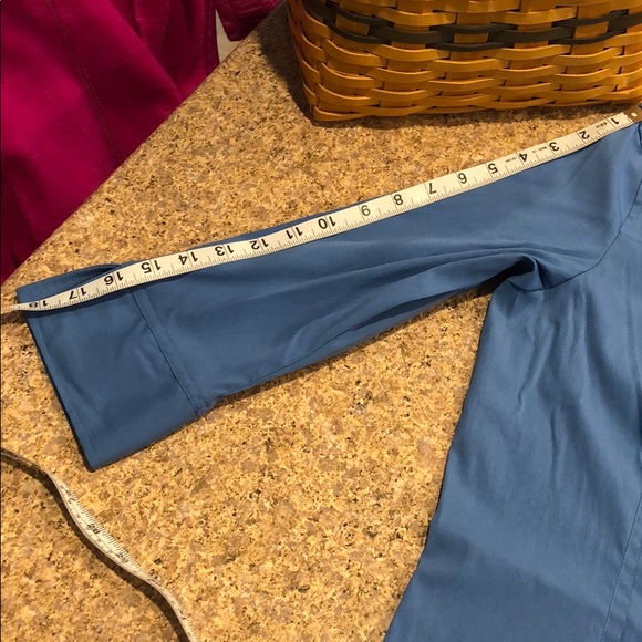 Apt. 9 Stretch Blue Button Up Top - Size Medium - Picture 11 of 11